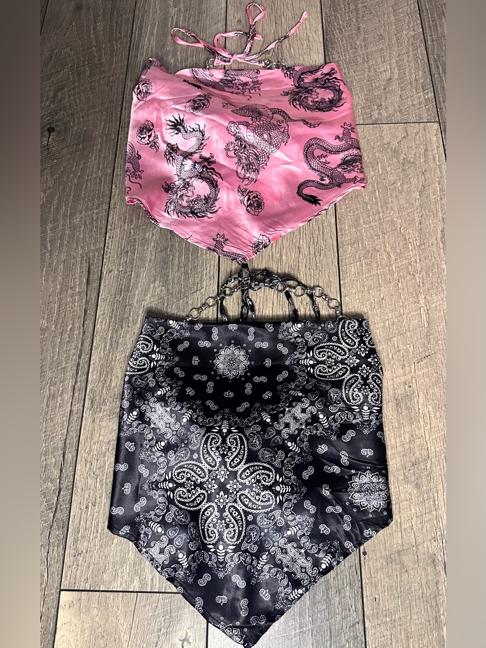 Forever 21 Bandana Print Crop Top Bundle